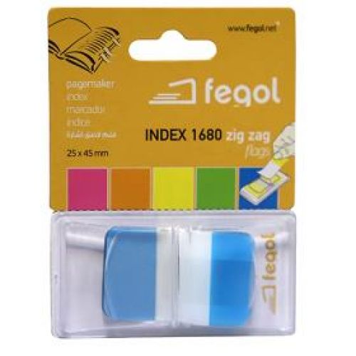 BLOCO INDEX FEGOL AZUL , Fegol , BLOCIND028 , 5601932017057
